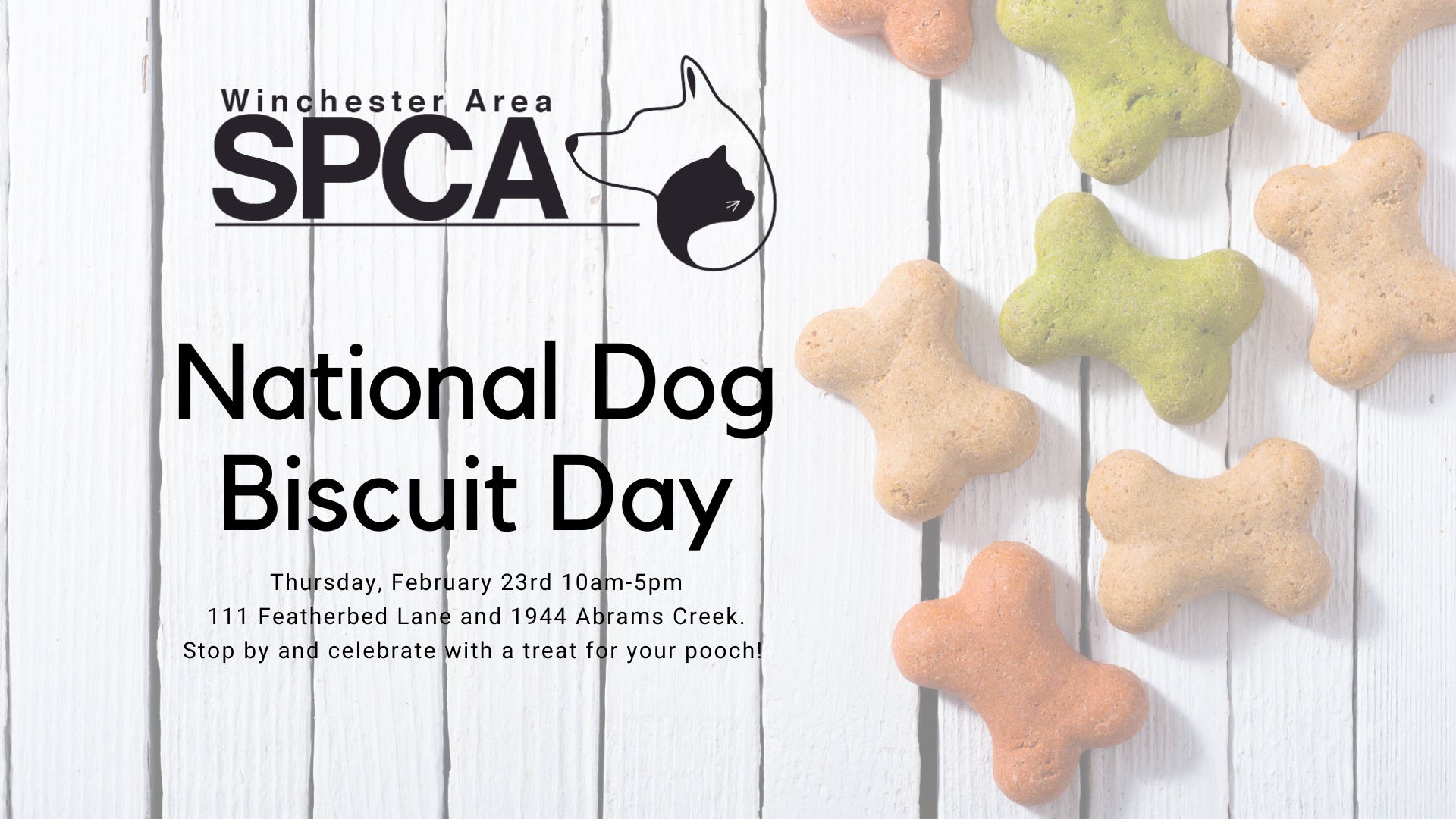 Dog biscuit outlet day